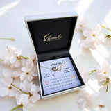 שרשרת לבבות מחוברים לנצח כסף טהור וציפוי זהב