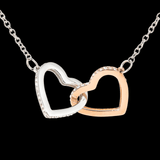 מתנה לחברה הכי טובה שרשרת שני לבבות מחוברים