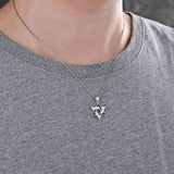 מתנה לבן- שרשרת מגן דוד המלווה בברכה מיוחדת לילד מיוחד