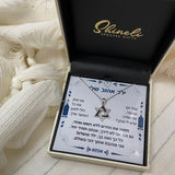 מתנה לבן- שרשרת מגן דוד המלווה בברכה מיוחדת לילד מיוחד