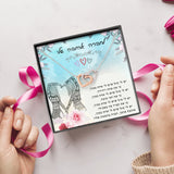 מתנה לחברה הכי טובה שרשרת לבבות מחוברים - יש לי מזל שיש לי אחת כמוך