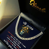 מתנה לגבר- צמיד חוליות קלאסי כסף 925 איטלקי עם ברכה אישית