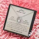 מתנה לילדה מאמא ואבא - שרשרת אהבה לנצח מתנה לבת ליום הולדת עם ברכה אישית