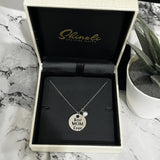 מתנה ליולדת מבן זוג, שרשרת עם כיתוב אמא הכי טובה