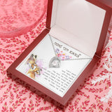 שרשרת מתנה לאמא הכי טובה דגם אהבה לנצח