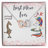 שרשרת מתנה לאמא הכי טובה - עם ברכה מצחיקה ומקורית