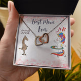 שרשרת מתנה לאמא הכי טובה - עם ברכה מצחיקה ומקורית