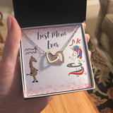 שרשרת מתנה לאמא הכי טובה - עם ברכה מצחיקה ומקורית