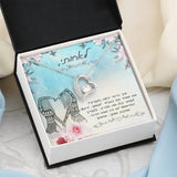 שרשרת מתנה לאחות בלב ובנפש - אהבה לנצח