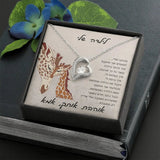 שרשרת מתנה לבת מאמא -אהבה לנצח לילדה מושלמת