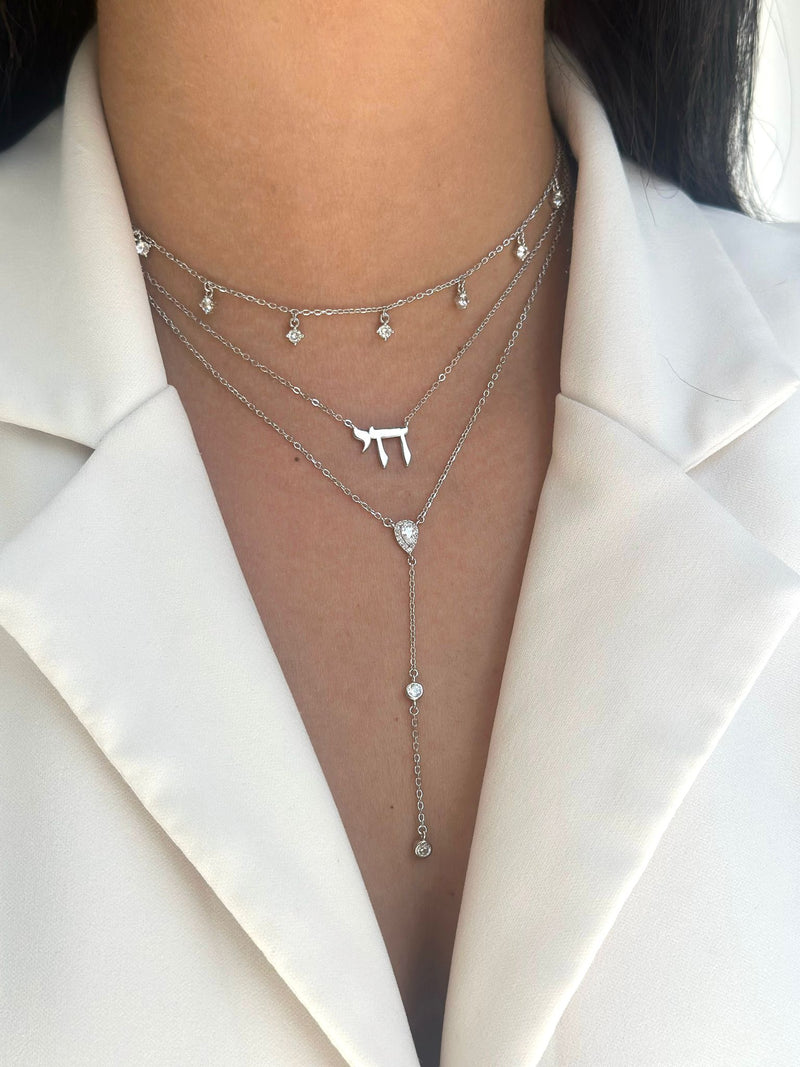 ✨ שרשרת עניבה טיפת הקסם | בחרי את הצבע שלך והוסיפי קצת קסם לחיים!