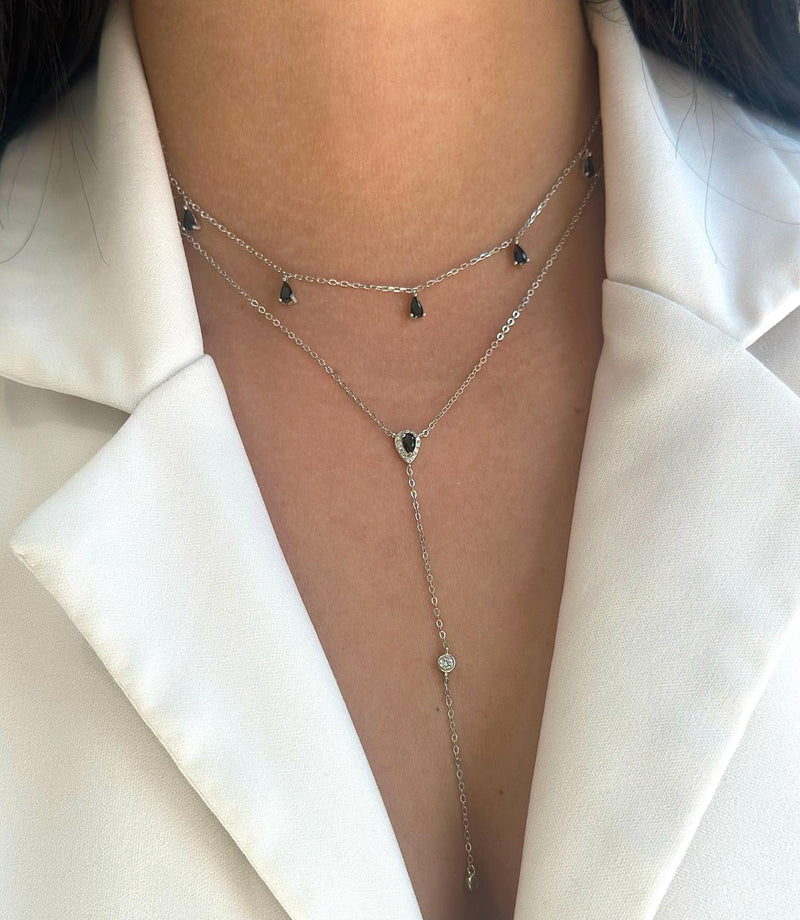 ✨ שרשרת עניבה טיפת הקסם | בחרי את הצבע שלך והוסיפי קצת קסם לחיים!
